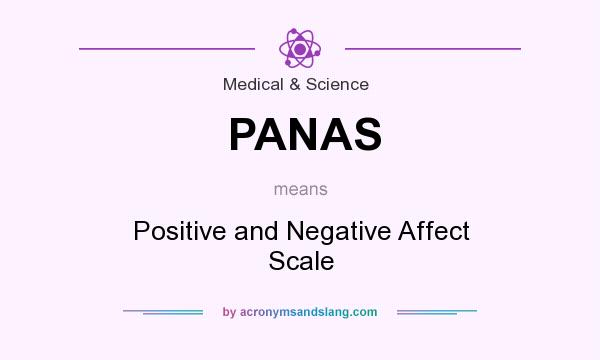 What does PANAS mean? It stands for Positive and Negative Affect Scale