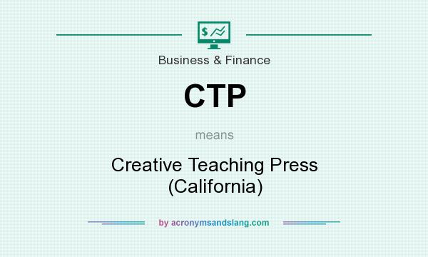 What does CTP mean? It stands for Creative Teaching Press (California)