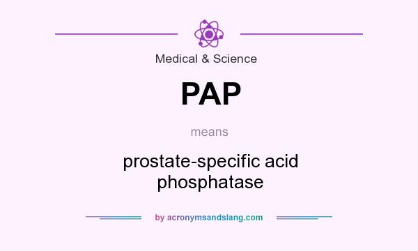 What does PAP mean? It stands for prostate-specific acid phosphatase
