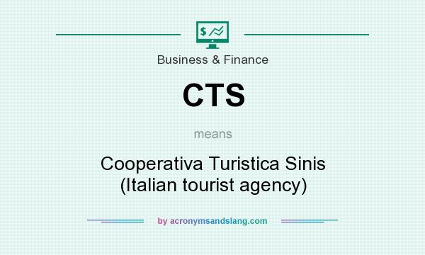 What does CTS mean? It stands for Cooperativa Turistica Sinis (Italian tourist agency)