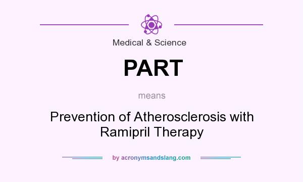 What does PART mean? It stands for Prevention of Atherosclerosis with Ramipril Therapy