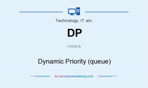 What does DP mean? It stands for Dynamic Priority (queue)