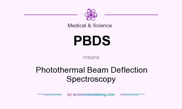 What does PBDS mean? It stands for Photothermal Beam Deflection Spectroscopy