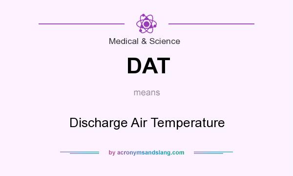 What does DAT mean? It stands for Discharge Air Temperature