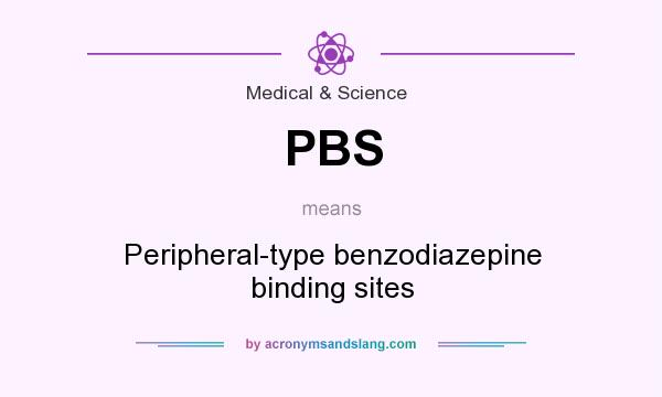 What does PBS mean? It stands for Peripheral-type benzodiazepine binding sites