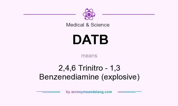 What does DATB mean? It stands for 2,4,6 Trinitro - 1,3 Benzenediamine (explosive)