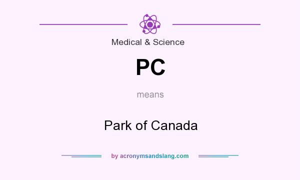 What does PC mean? It stands for Park of Canada