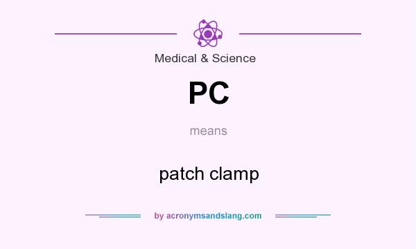 What does PC mean? It stands for patch clamp