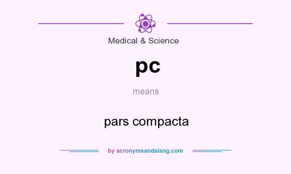 What does pc mean? It stands for pars compacta