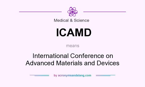 What does ICAMD mean? It stands for International Conference on Advanced Materials and Devices