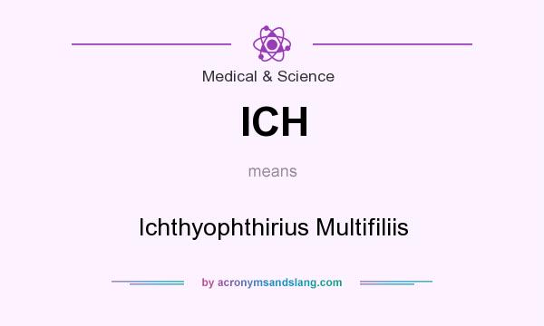 What does ICH mean? It stands for Ichthyophthirius Multifiliis