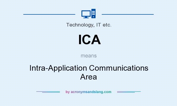 What does ICA mean? It stands for Intra-Application Communications Area