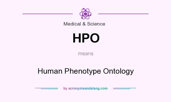 What does HPO mean? It stands for Human Phenotype Ontology
