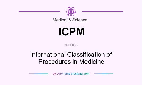 What does ICPM mean? It stands for International Classification of Procedures in Medicine