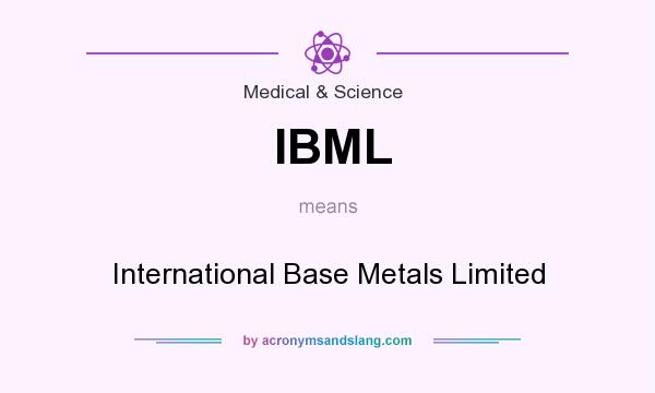What does IBML mean? It stands for International Base Metals Limited