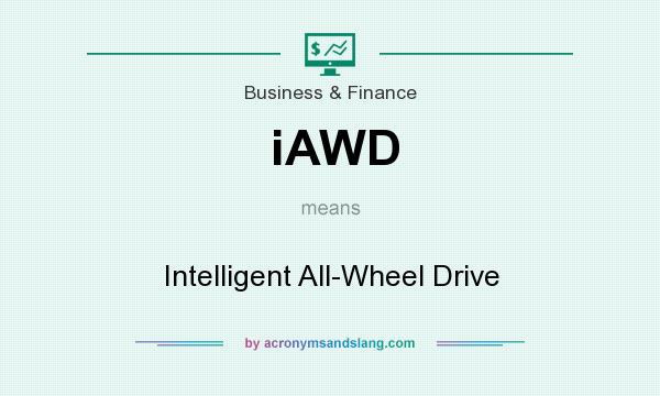 What does iAWD mean? It stands for Intelligent All-Wheel Drive