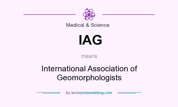 What does IAG mean? It stands for International Association of Geomorphologists