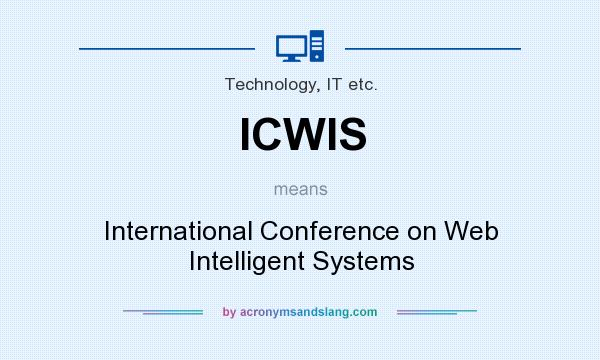 What does ICWIS mean? It stands for International Conference on Web Intelligent Systems