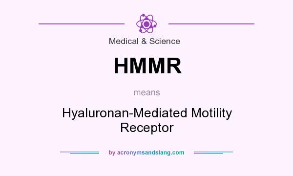 What does HMMR mean? It stands for Hyaluronan-Mediated Motility Receptor
