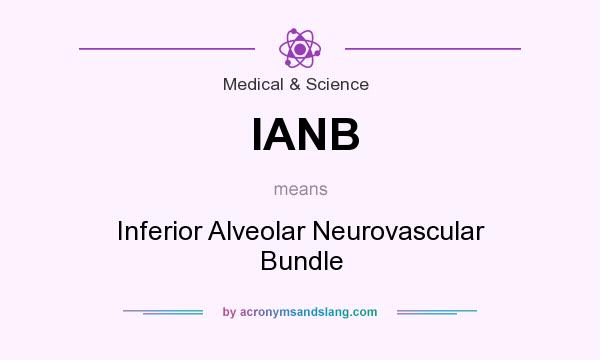What does IANB mean? It stands for Inferior Alveolar Neurovascular Bundle