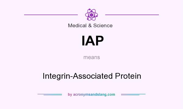 What does IAP mean? It stands for Integrin-Associated Protein