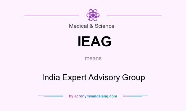 What does IEAG mean? It stands for India Expert Advisory Group