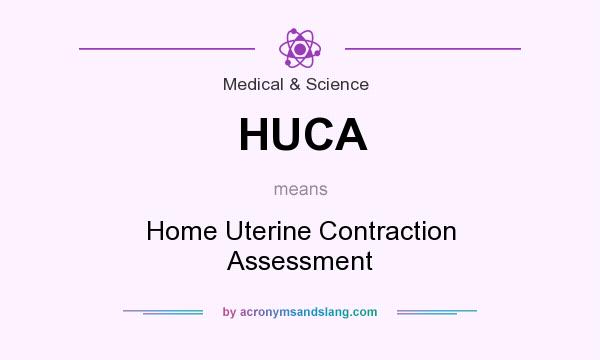 What does HUCA mean? It stands for Home Uterine Contraction Assessment