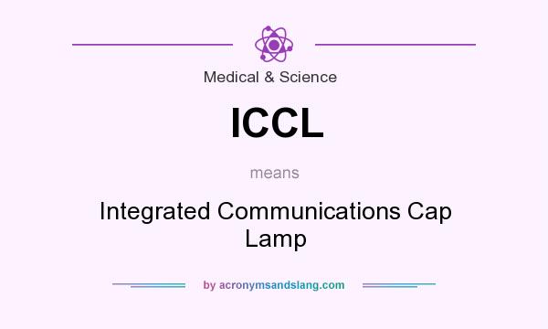 What does ICCL mean? It stands for Integrated Communications Cap Lamp