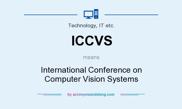 What does ICCVS mean? It stands for International Conference on Computer Vision Systems