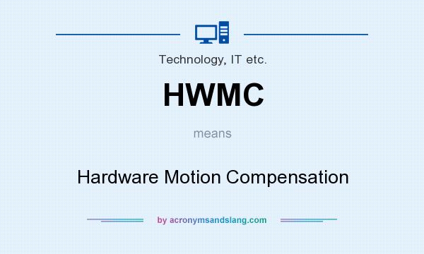 What does HWMC mean? It stands for Hardware Motion Compensation