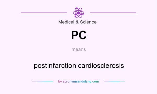 What does PC mean? It stands for postinfarction cardiosclerosis
