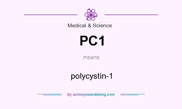 What does PC1 mean? It stands for polycystin-1