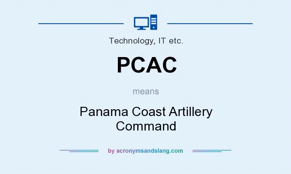 What does PCAC mean? It stands for Panama Coast Artillery Command