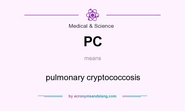 What does PC mean? It stands for pulmonary cryptococcosis