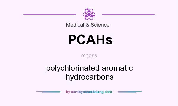 What does PCAHs mean? It stands for polychlorinated aromatic hydrocarbons
