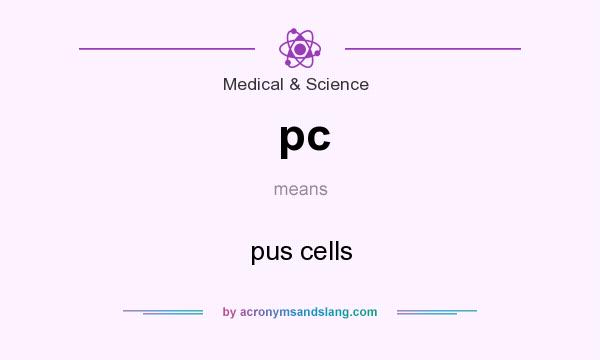What does pc mean? It stands for pus cells