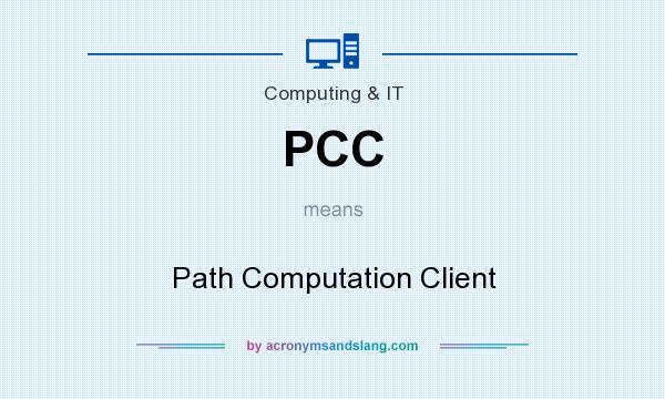 What does PCC mean? It stands for Path Computation Client