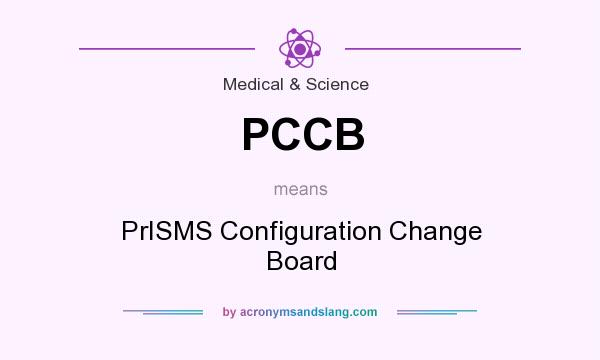 What does PCCB mean? It stands for PrISMS Configuration Change Board