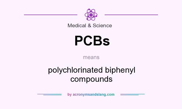 What does PCBs mean? It stands for polychlorinated biphenyl compounds
