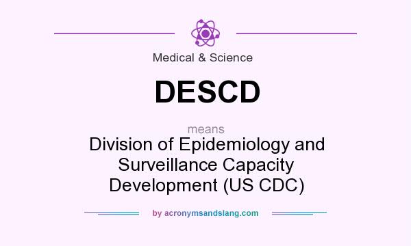 What does DESCD mean? It stands for Division of Epidemiology and Surveillance Capacity Development (US CDC)