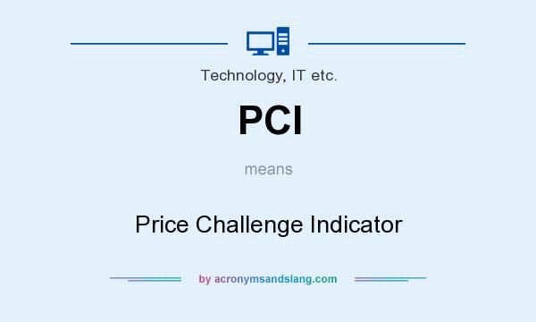 What does PCI mean? It stands for Price Challenge Indicator