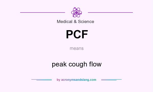 What does PCF mean? It stands for peak cough flow