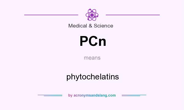 What does PCn mean? It stands for phytochelatins