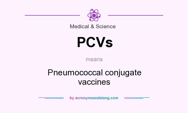What does PCVs mean? It stands for Pneumococcal conjugate vaccines