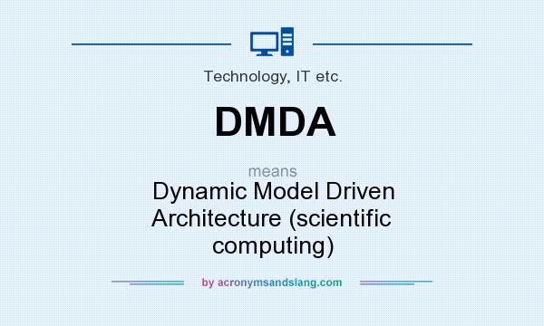 What does DMDA mean? It stands for Dynamic Model Driven Architecture (scientific computing)