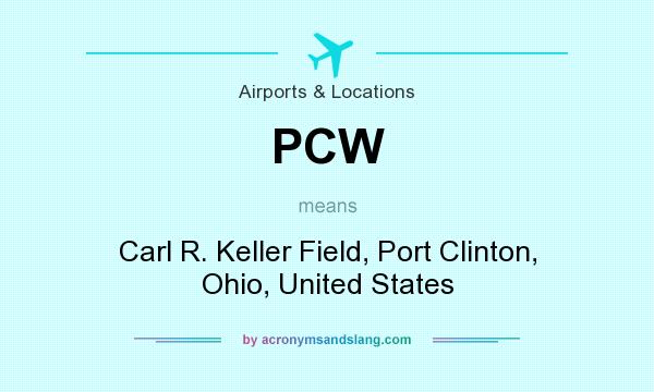 What does PCW mean? It stands for Carl R. Keller Field, Port Clinton, Ohio, United States
