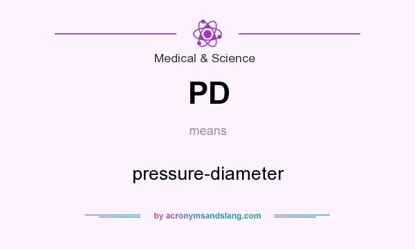 What does PD mean? It stands for pressure-diameter