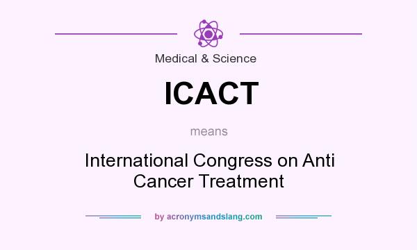 What does ICACT mean? It stands for International Congress on Anti Cancer Treatment