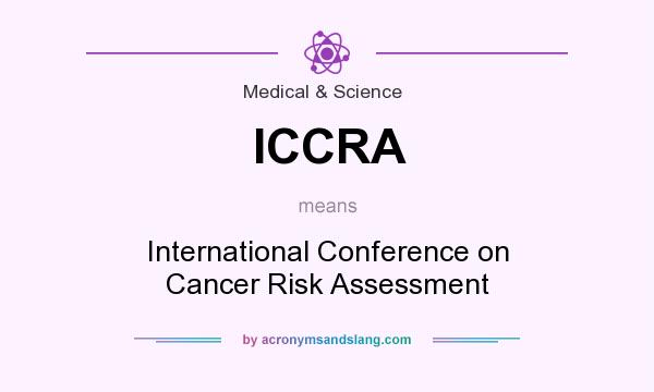 What does ICCRA mean? It stands for International Conference on Cancer Risk Assessment