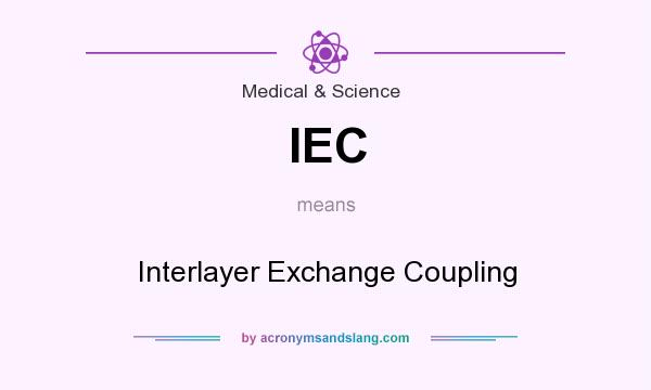 What does IEC mean? It stands for Interlayer Exchange Coupling